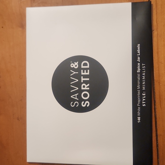 savvy & sorted spice jar labels - Picture 1 of 2